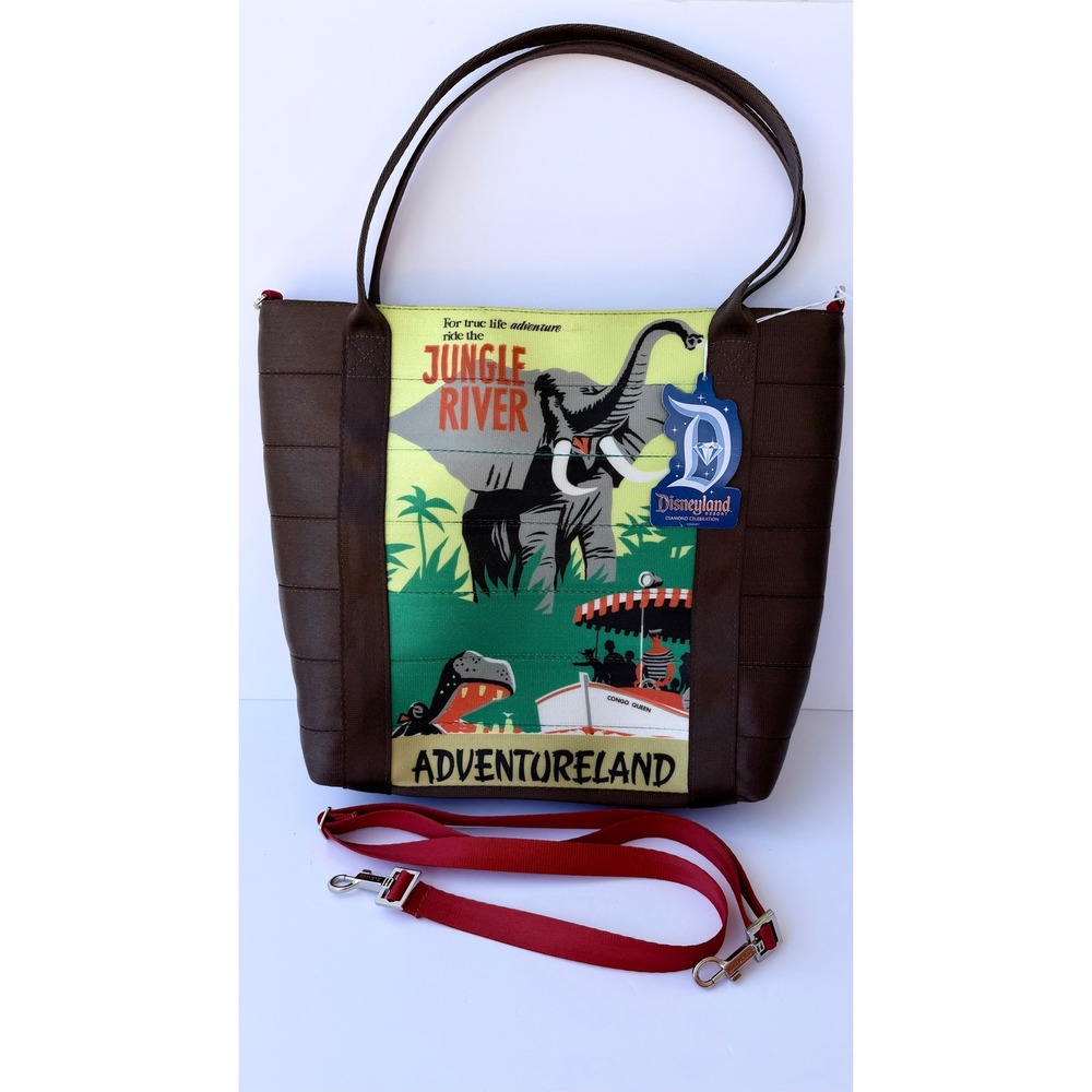Harveys Disneyland 60th Jungle Cruise Adventureland Tote Diamond Celebration NWT
